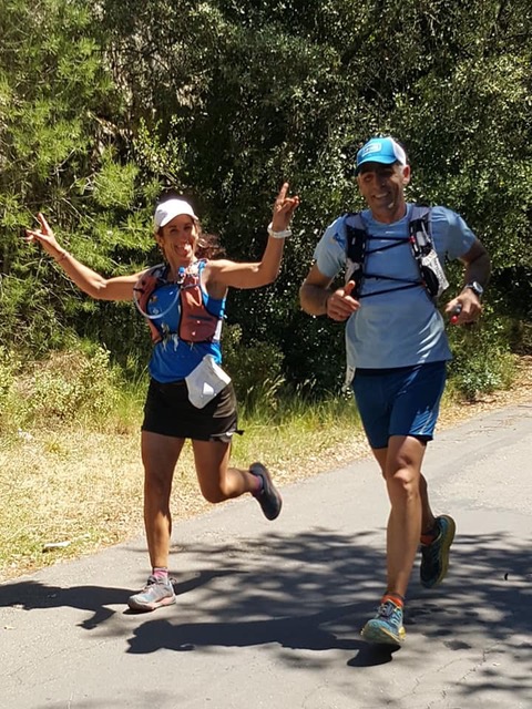 Course à pied en forêt